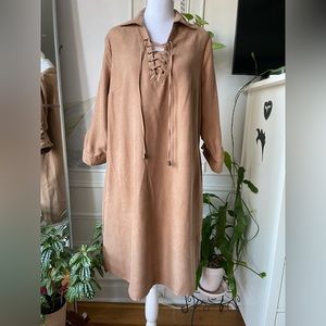 MILLENNIUM SUEDE SHIRT DRESS 🍂